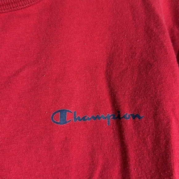Vintage Champion Red Men's T-Shirt Size Large - Picture 6 of 7